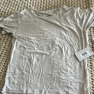 Negative brand whipped cropped tee size large